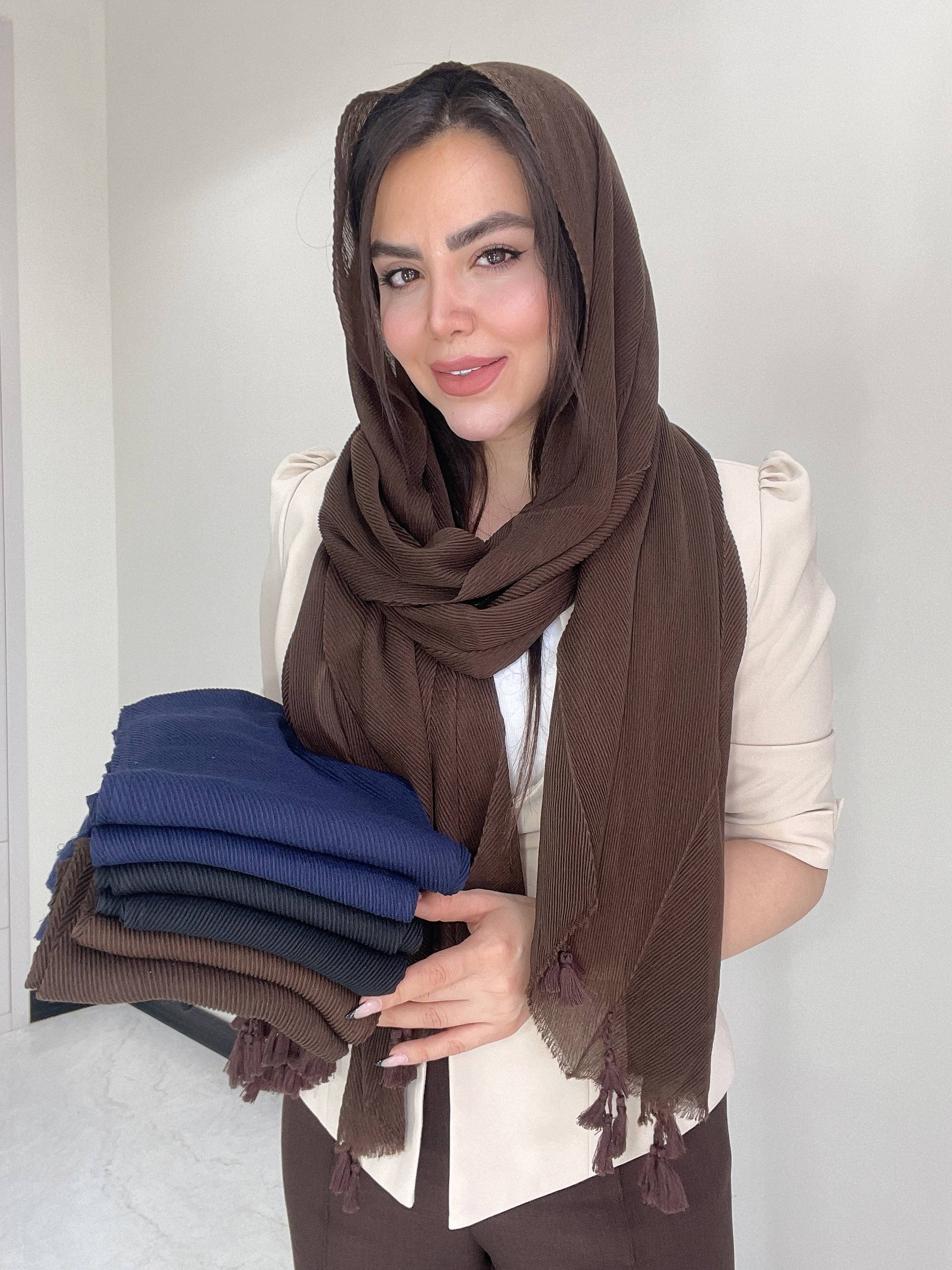 شال پلیسه تیغ ماهی